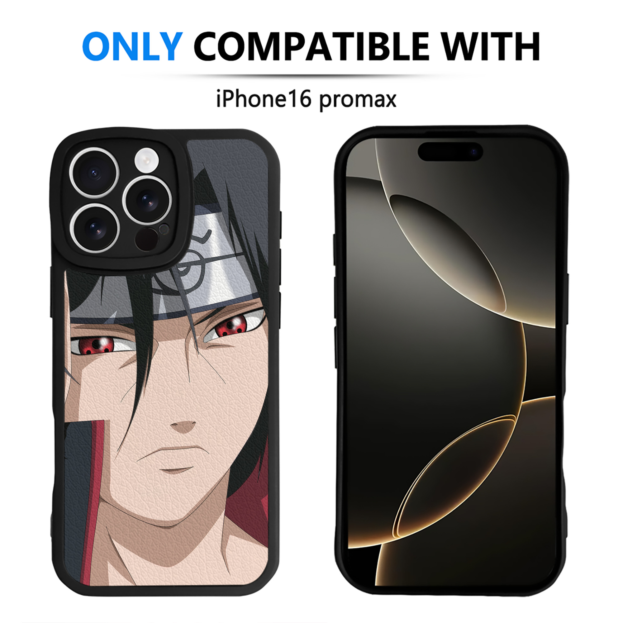 （画像用） NARUTO -ナルト- NARUTO -ナルト- 疾風伝 【iPhone 16シリーズ対応】シリコンスマホケース（レザー調） 材質：シリコン